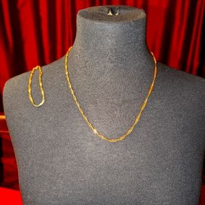 Necklace and Bracelet